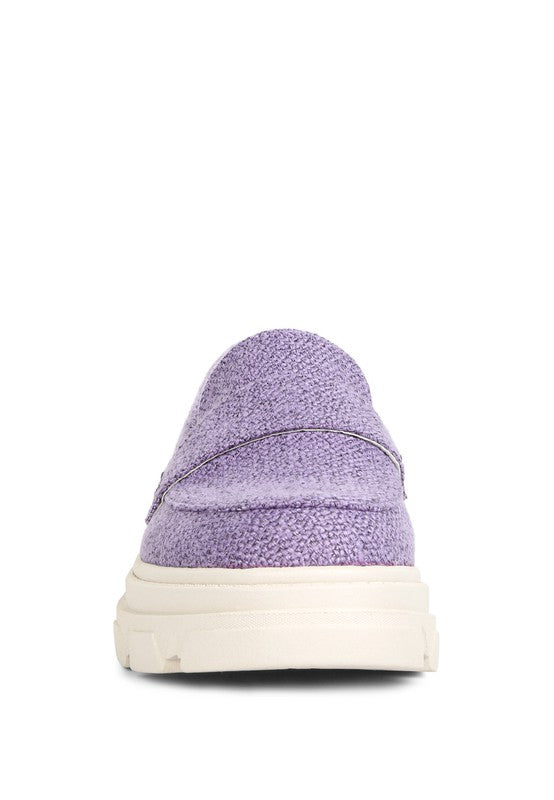 KYRO Amabel Chunky Lug Sole Loafers - Tigbul's Variety Fashion Shop
