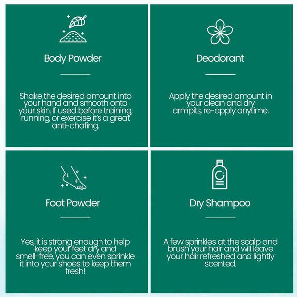 All-Natural Body Powder. Eco-Friendly. - Tigbul's Variety Fashion Shop