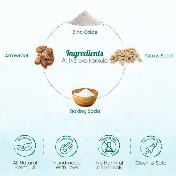 All-Natural Body Powder. Eco-Friendly. - Tigbul's Variety Fashion Shop