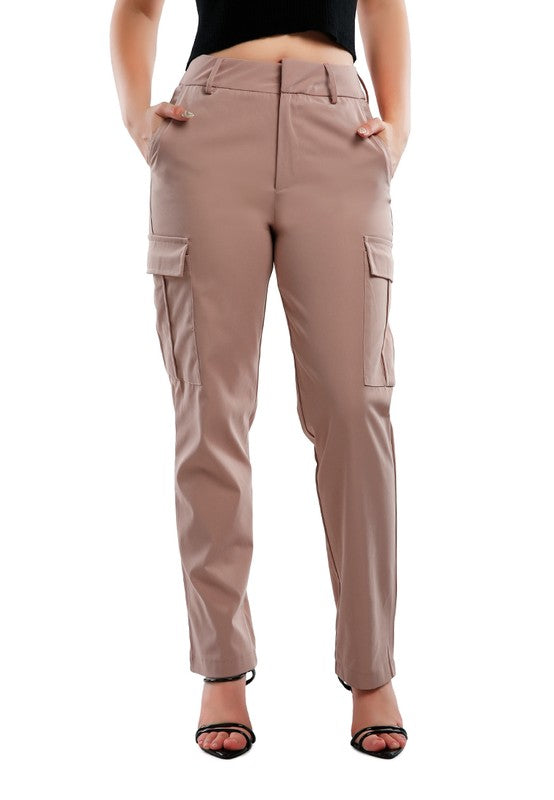 Casual High Waist Straight Pants - Tigbul's Variety Fashion Shop