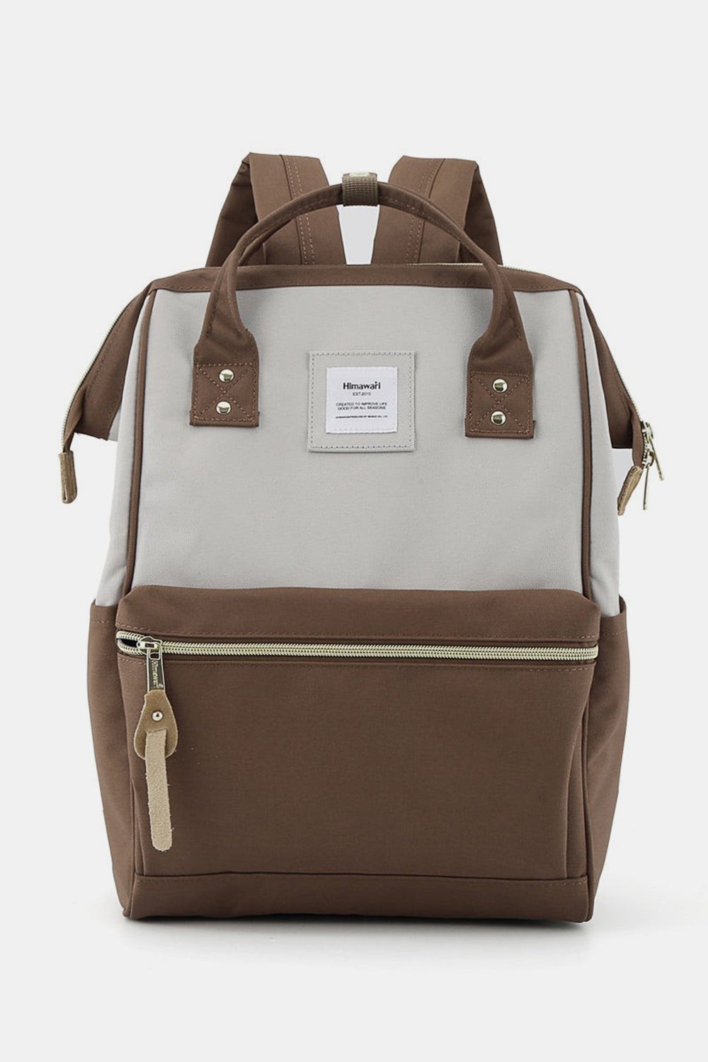 Himawari Waterproof Canvas Backpack Bag with Side Pockets - Tigbul's Variety Fashion Shop