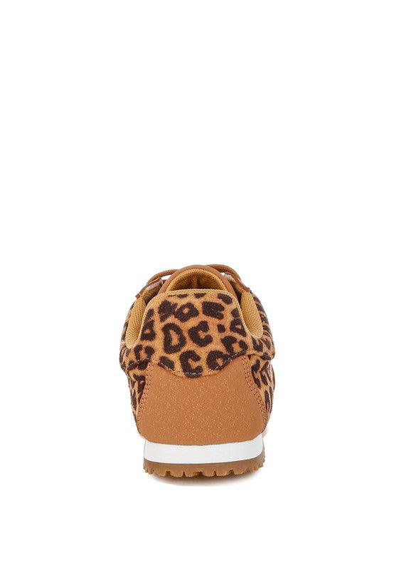 Panther Leopard Print Microfiber Sneakers - Tigbul's Variety Fashion Shop
