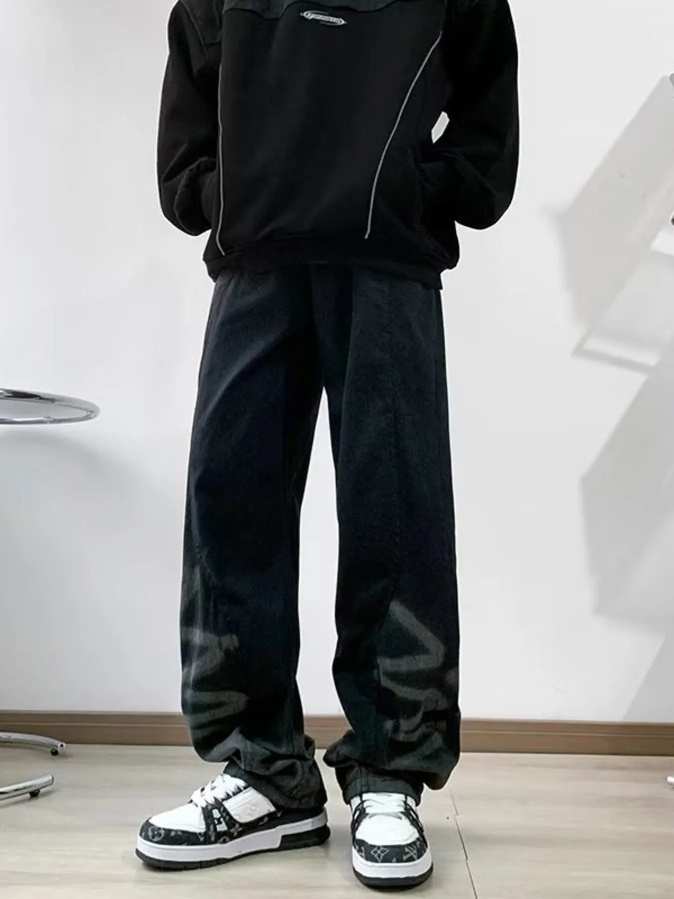 Men's Full Size Wide Leg Jeans Plus Size - Tigbul's Variety Fashion Shop