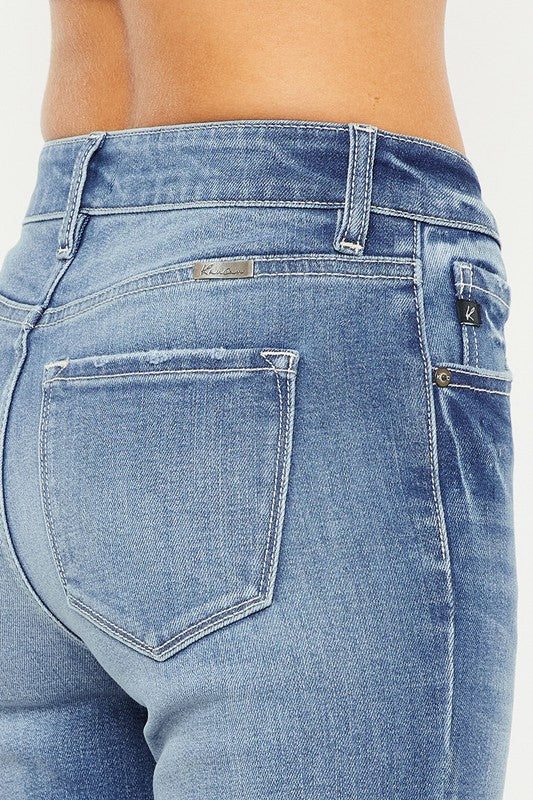 High Rise Bootcut Jeans - Tigbul's Variety Fashion Shop