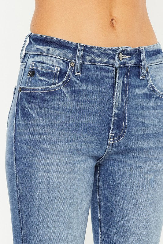 High Rise Bootcut Jeans - Tigbul's Variety Fashion Shop