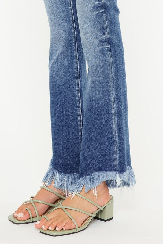 High Rise Bootcut Jeans - Tigbul's Variety Fashion Shop