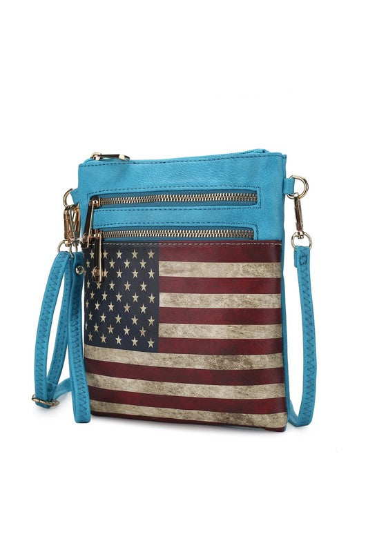 MKF Genesis Printed Flag Crossbody Bag by Mia K - Tigbul's Variety Fashion Shop