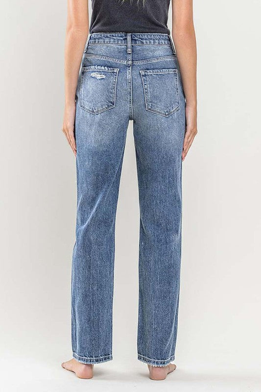 90'S Vintage Slim Straight Jean - Tigbul's Variety Fashion Shop
