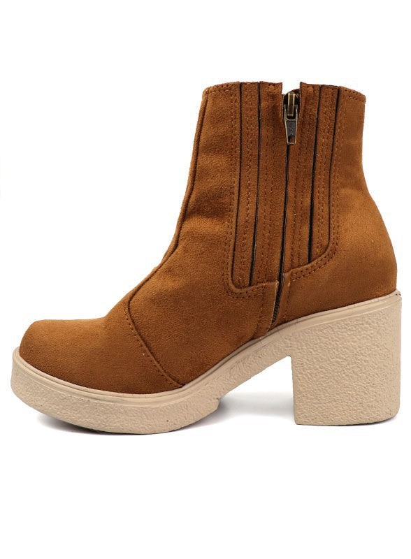 Slip on Chunk Boot - Tigbul's Variety Fashion Shop