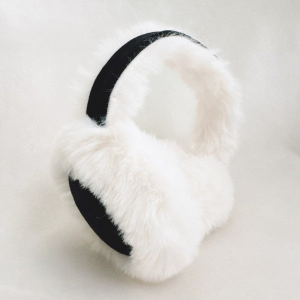 Snow Bunny Foldable Earmuffs - Tigbul's Variety Fashion Shop