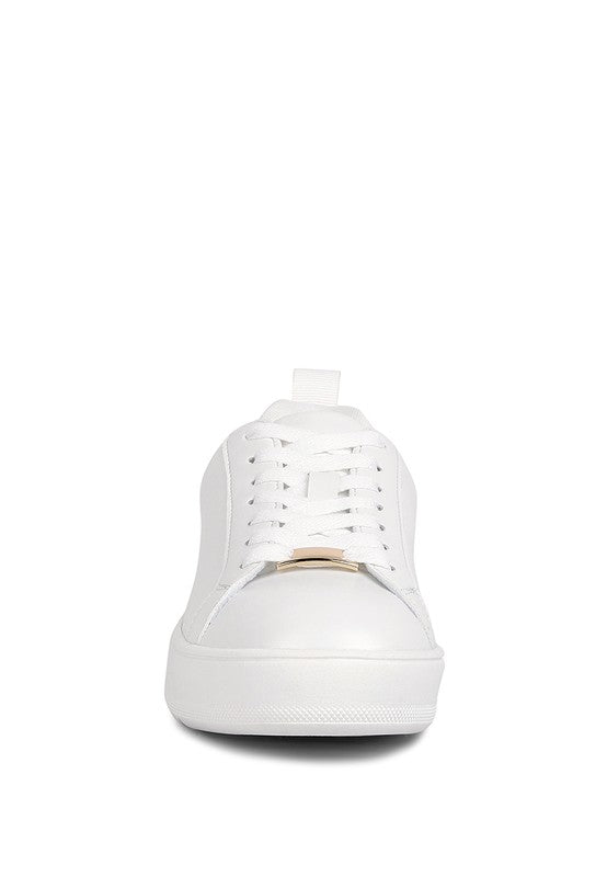 Rouxy Faux Leather Sneakers - Tigbul's Variety Fashion Shop