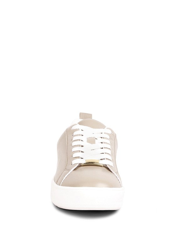 Rouxy Faux Leather Sneakers - Tigbul's Variety Fashion Shop
