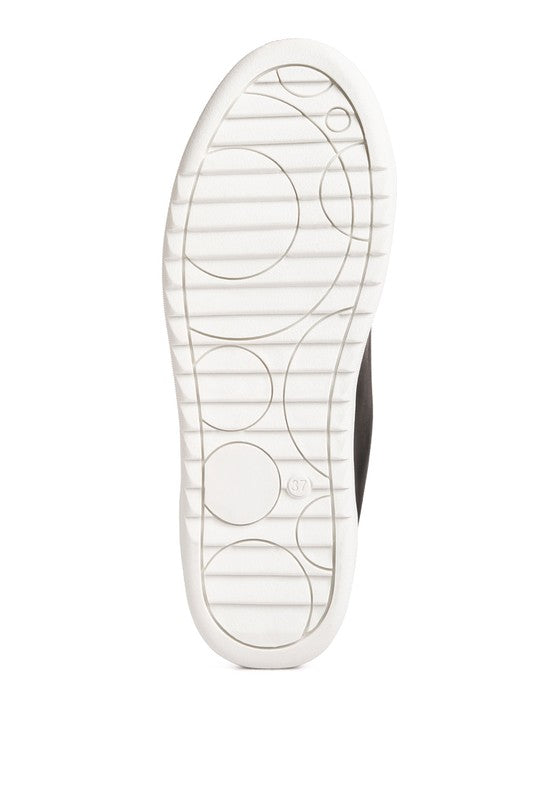 Rouxy Faux Leather Sneakers - Tigbul's Variety Fashion Shop