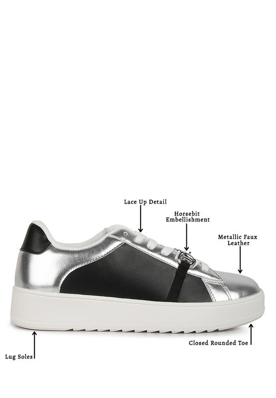 Nemo Metallic Sneakers - Tigbul's Variety Fashion Shop