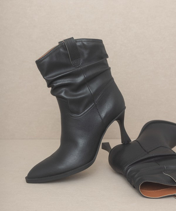 OASIS SOCIETY Riga - Western Inspired Slouch Boots - Tigbul's Variety Fashion Shop