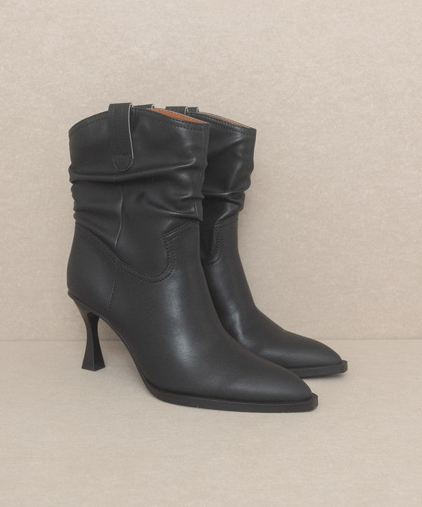 OASIS SOCIETY Riga - Western Inspired Slouch Boots - Tigbul's Variety Fashion Shop