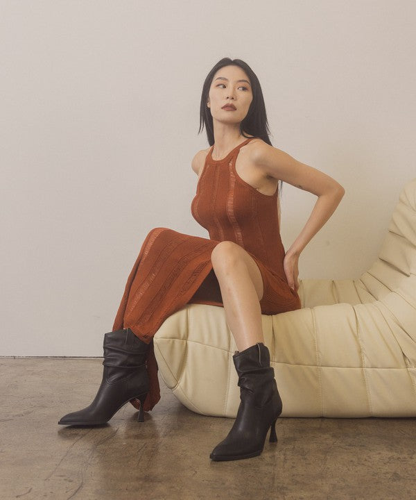 OASIS SOCIETY Riga - Western Inspired Slouch Boots - Tigbul's Variety Fashion Shop