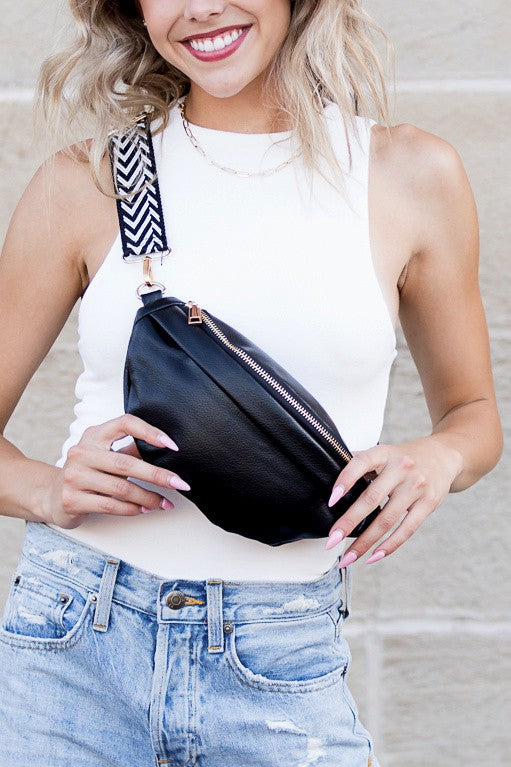 Nora Removable Fringe Crossbody Sling - Tigbul's Variety Fashion Shop