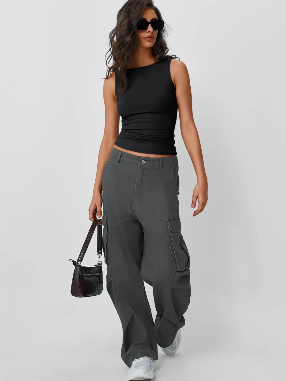 2 Piece Round Neck Tank - Tigbul's Variety Fashion Shop