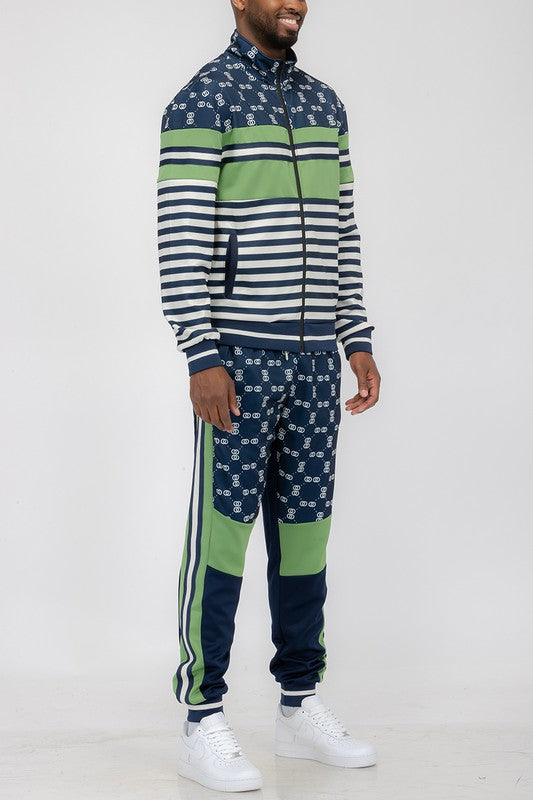 Chain Link Track Suit - Tigbul's Variety Fashion Shop