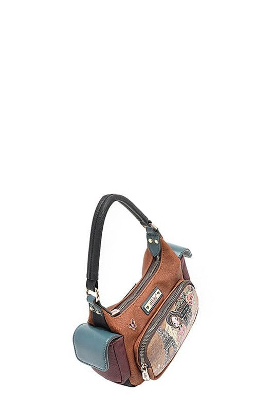 Nicole Lee USA Eco-Leather Shoulder Bag - Tigbul's Variety Fashion Shop