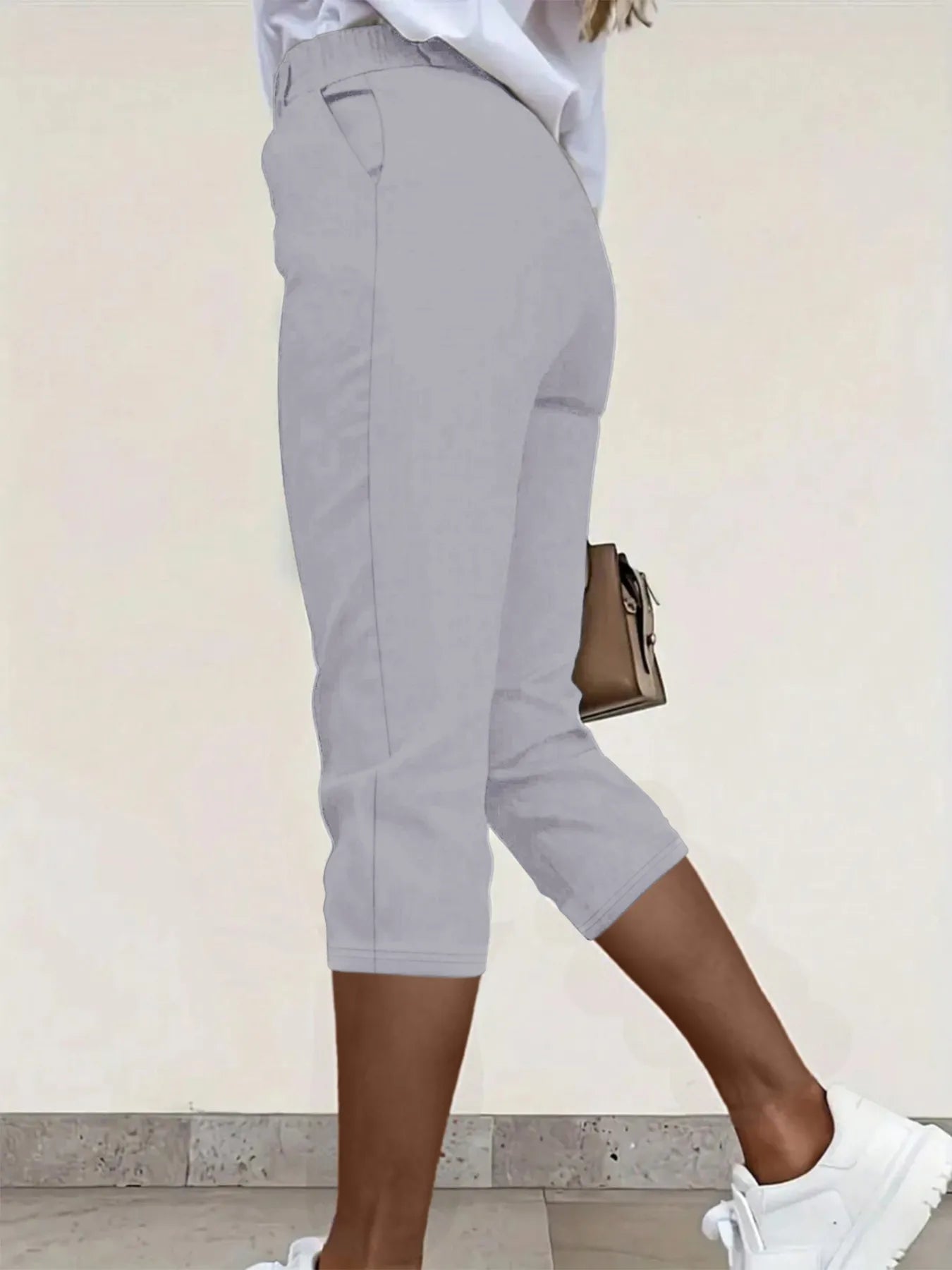 Pleated Detail Pants with Pockets - Tigbul's Variety Fashion Shop