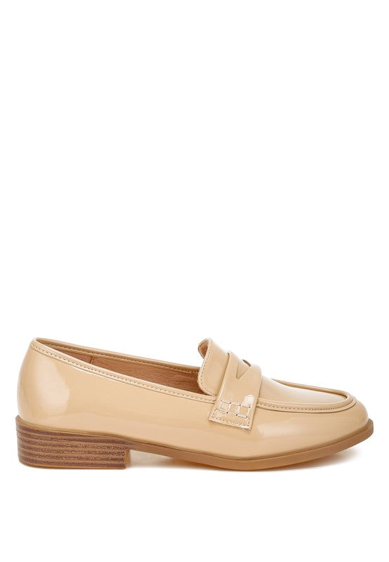 Mogul Penny Strap Detail Loafers - Tigbul's Variety Fashion Shop