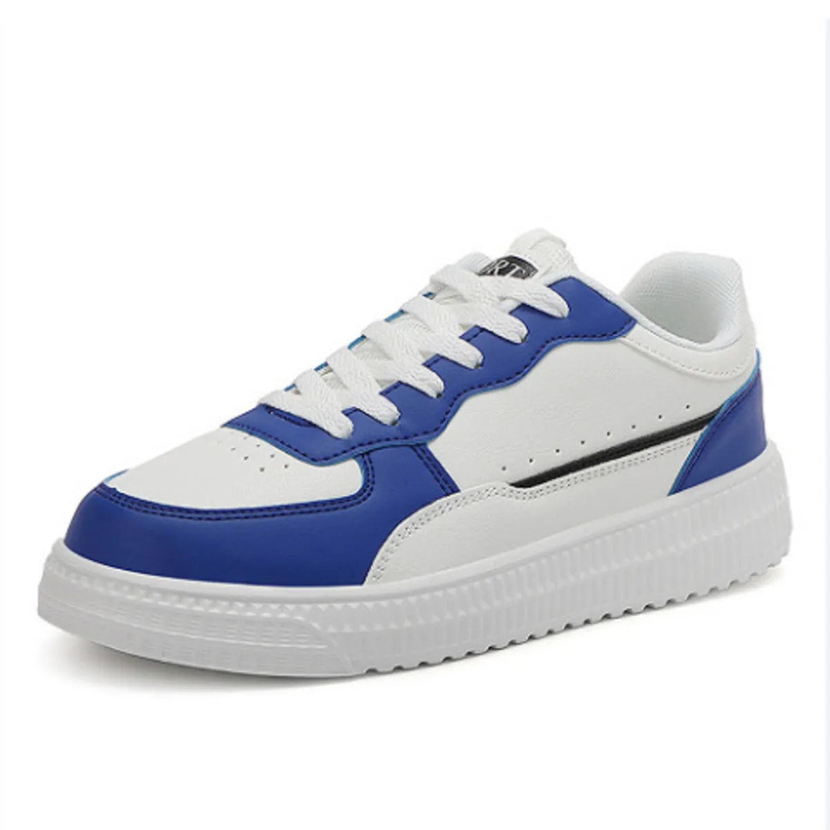 Lace Up Contrast Platform Sneakers - Tigbul's Variety Fashion Shop