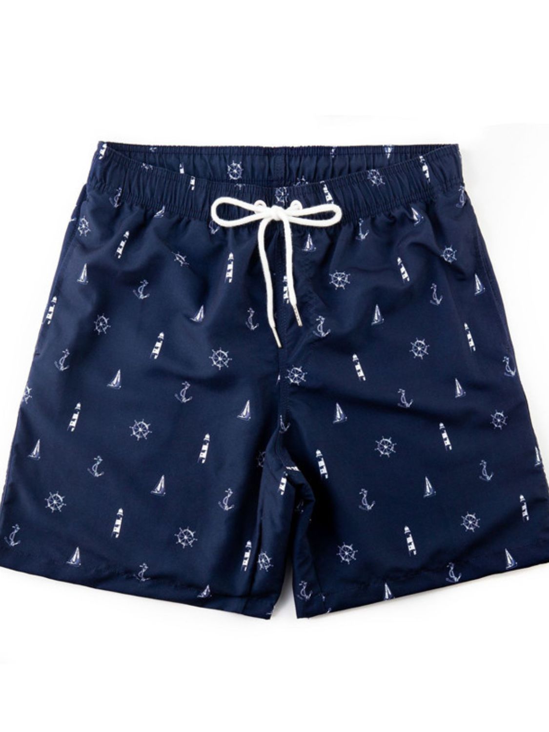 Men's Drawstring Printed Swim Shorts - Tigbul's Variety Fashion Shop