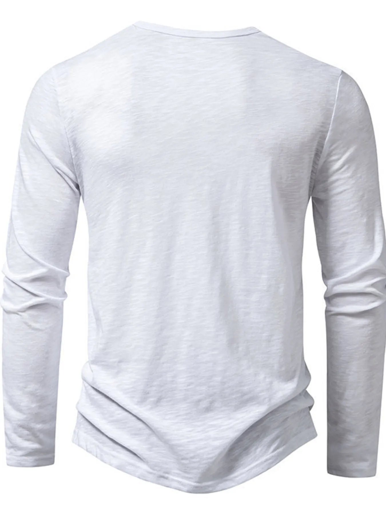 Men's Button Detail Long Sleeve T-Shirt - Tigbul's Variety Fashion Shop