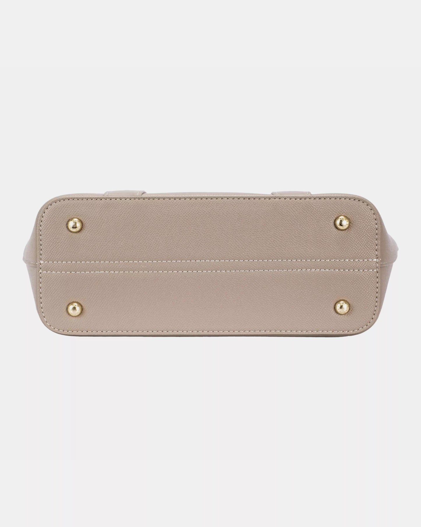 David Jones Leather Tote Bag with Gold Hardware - Tigbul's Variety Fashion Shop