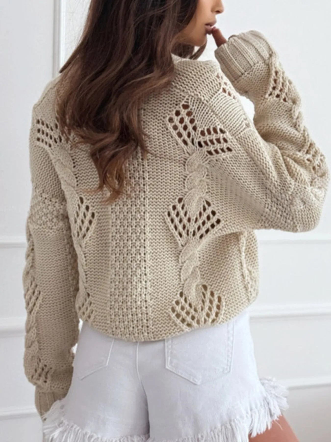Button Up V-Neck Cardigan - Tigbul's Variety Fashion Shop