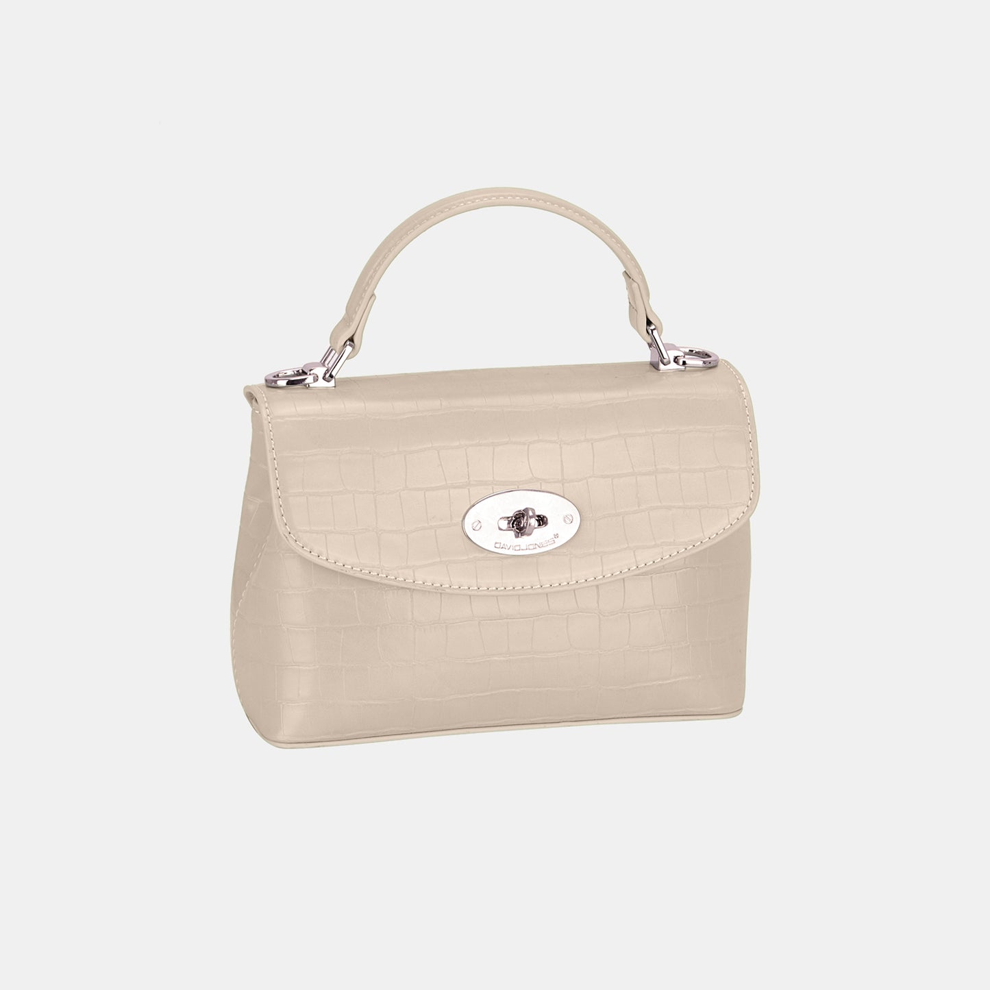 David Jones Texture PU Leather Handbag - Tigbul's Variety Fashion Shop