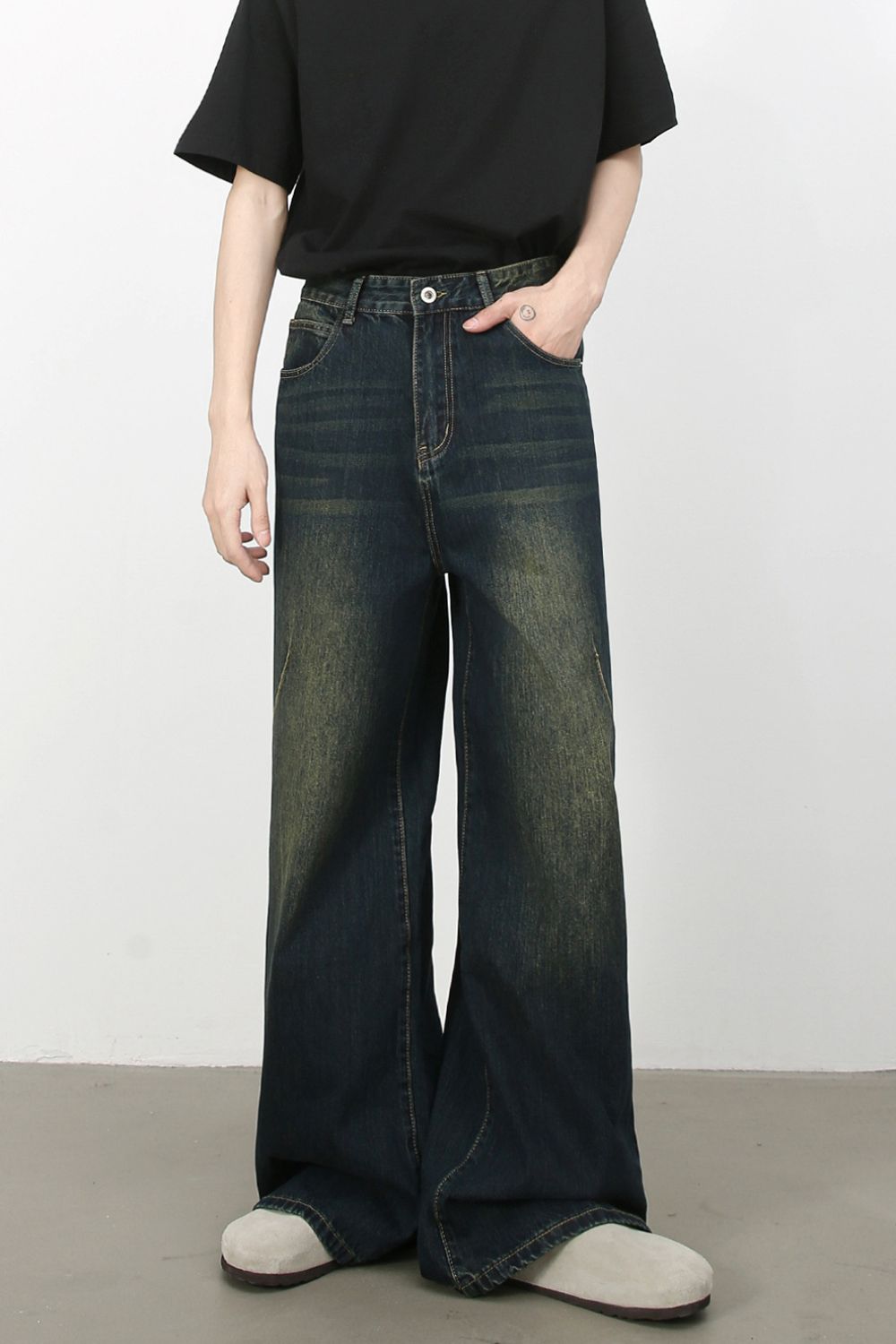 Men's Wide Leg Jeans - Tigbul's Variety Fashion Shop