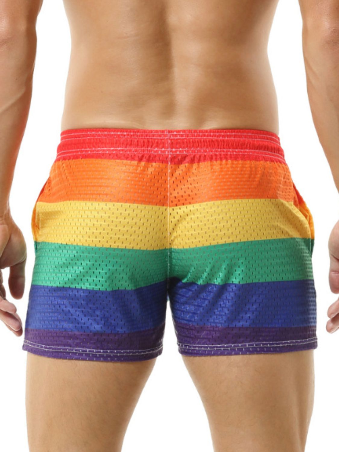 Men's Color Block Drawstring Shorts - Tigbul's Variety Fashion Shop