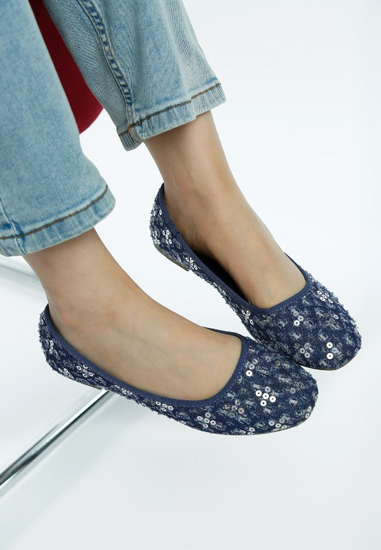 Sujet Sequin Ballet Flats - Tigbul's Variety Fashion Shop