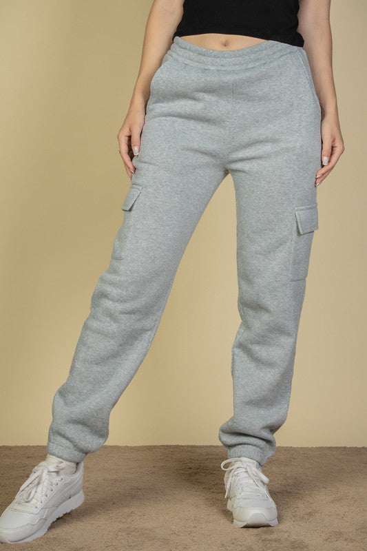 Side Pocket Drawstring Waist Sweatpants - Tigbul's Variety Fashion Shop