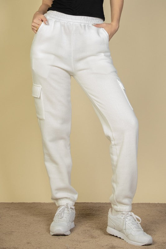 Side Pocket Drawstring Waist Sweatpants - Tigbul's Variety Fashion Shop