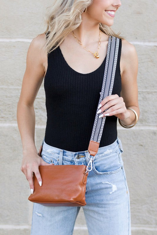 Aria Leather Compact Crossbody - Tigbul's Variety Fashion Shop