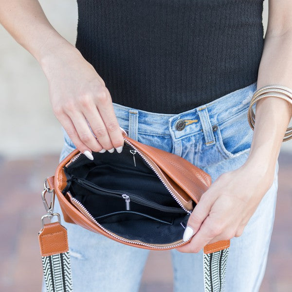 Aria Leather Compact Crossbody - Tigbul's Variety Fashion Shop
