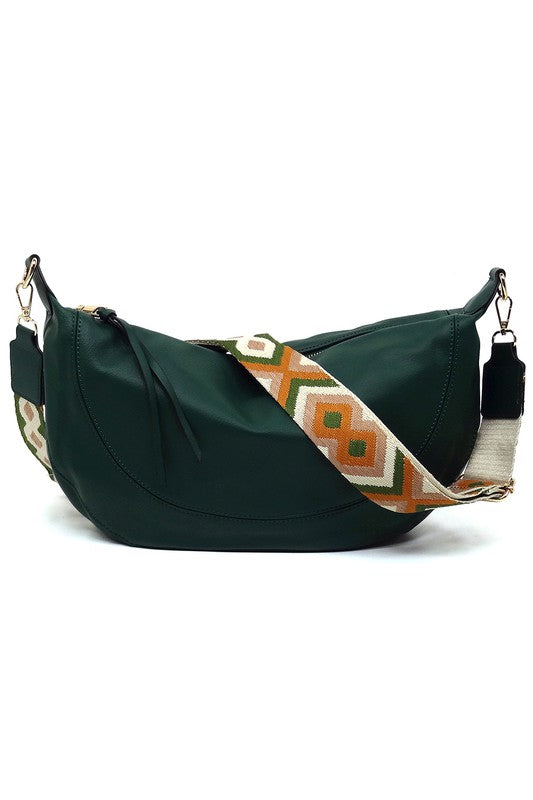 Aztec Guitar Strap Hobo Crossbody Bag - Tigbul's Variety Fashion Shop