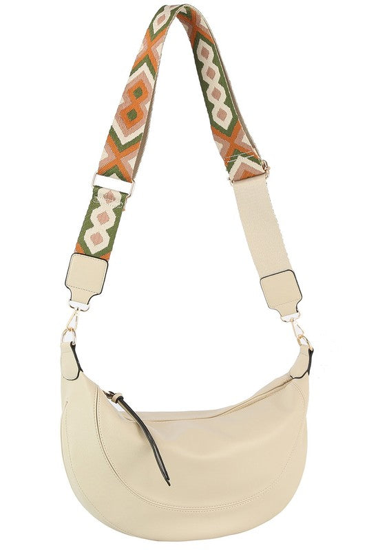 Aztec Guitar Strap Hobo Crossbody Bag - Tigbul's Variety Fashion Shop