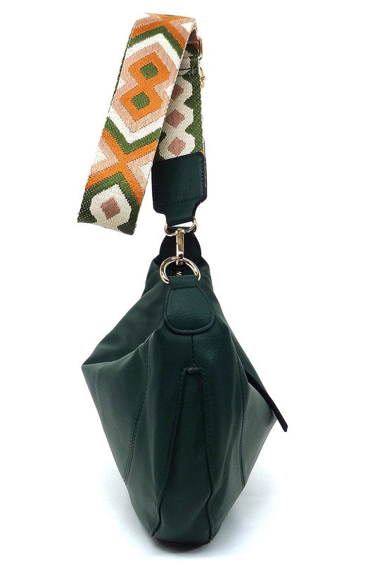 Aztec Guitar Strap Hobo Crossbody Bag - Tigbul's Variety Fashion Shop