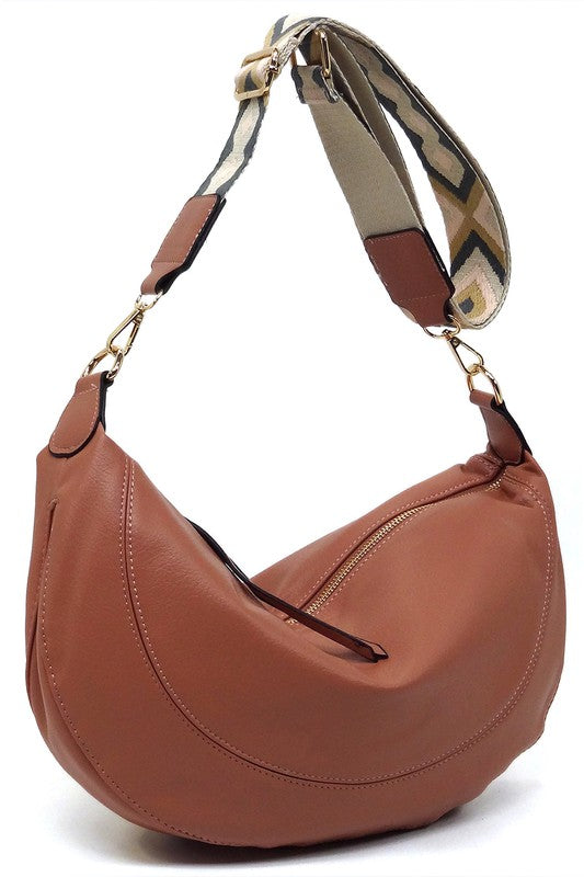 Aztec Guitar Strap Hobo Crossbody Bag - Tigbul's Variety Fashion Shop