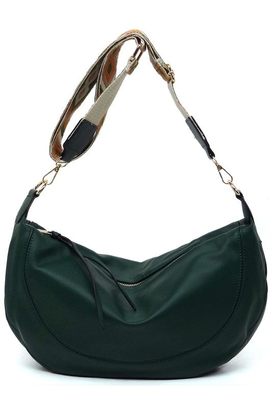 Aztec Guitar Strap Hobo Crossbody Bag - Tigbul's Variety Fashion Shop