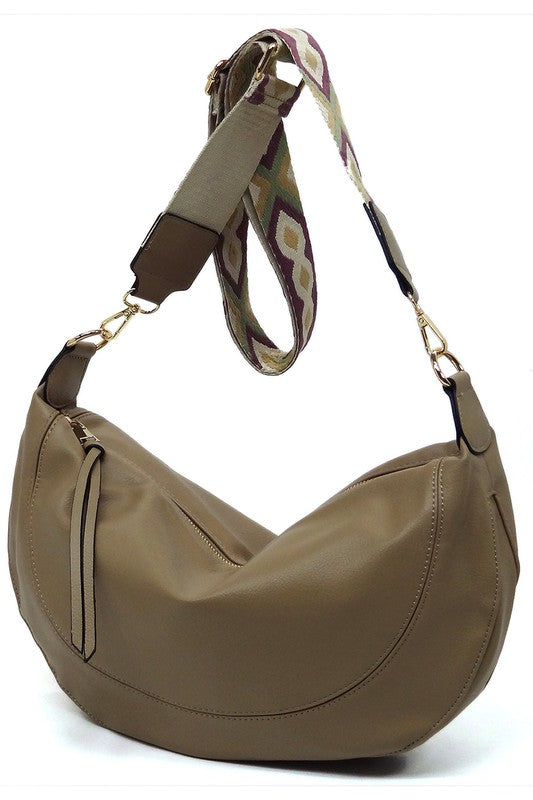 Aztec Guitar Strap Hobo Crossbody Bag - Tigbul's Variety Fashion Shop