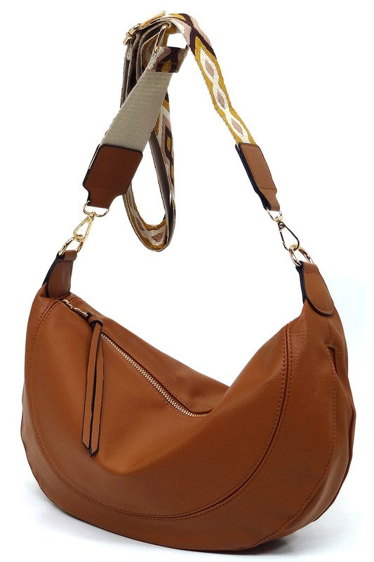 Aztec Guitar Strap Hobo Crossbody Bag - Tigbul's Variety Fashion Shop