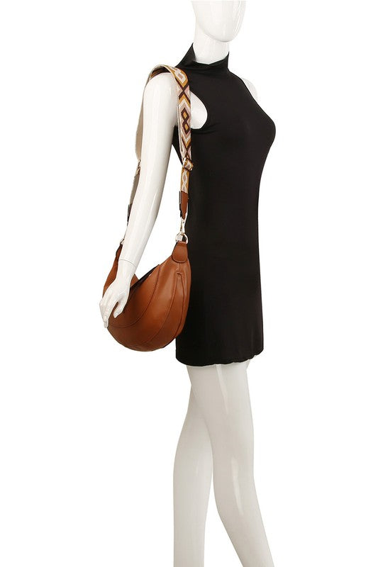 Aztec Guitar Strap Hobo Crossbody Bag - Tigbul's Variety Fashion Shop