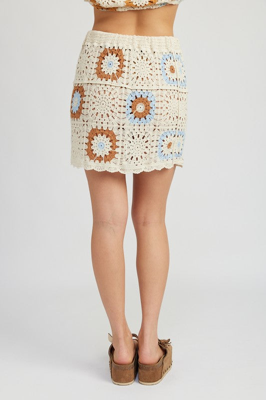 HIGH WAIST CROCHET MINI SKIRT - Tigbul's Variety Fashion Shop
