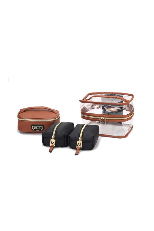 MKF Collection Emma Cosmetic Clear Case set by Mia - Tigbul's Variety Fashion Shop